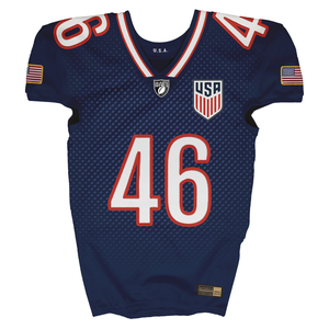 Uniforme de football américain personnalisé de haute qualité, 100% polyester, design respirant à séchage rapide, avec options de tailles plus grandes, neuf en vente - Product Image 5