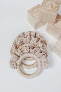 Anneau de serviette en crochet tendance de qualité supérieure, accessoire de décoration de table exquis, option pour réception de mariage à thème - Product Image 4