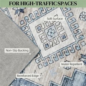 Set di Tappeti Blu per Pavimento con Design Elegante - Product Image 2