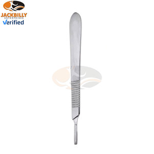 ใบมีดผ่าตัดแบบใช้มือทำจากเหล็กกล้าไร้สนิม บรรจุแยกชิ้น ปลอดเชื้อ ใช้ครั้งเดียว คมกริบ ระดับศัลยกรรม ได้รับการรับรองมาตรฐาน MOL - Product Image 4