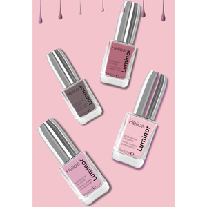 Esmalte de Uñas en Gel UV de Larga Duración, Rosa Suave, OEM/ODM, para Salón Privado, Sin LED, Profesional, Marca Helios, Secado Rápido, Cobertura Total - Product Image 1