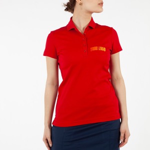 Camisas Polo de Golf Personalizadas al por Mayor con Logotipo, 100% Poliéster, Secado Rápido, Manga Corta para Mujer, Color Sólido, Logotipo Bordado en la Parte Delantera - Product Image 5