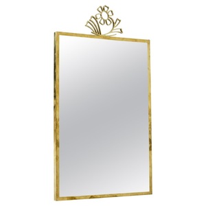 Wholesale Customizable Round Brass <b>Wall</b> Mirror With <b>Leaf</b> Design Bohemian <b>Decorative</b> Metal Frame - Product Image 5