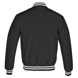 Comfortable Price Full Sleeves Satin Wool Varsity Jackets Lightweight Breathable Front Unisex Baseball Jacket Waterproof - Product Image 4