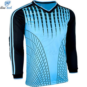 เสื้อผู้รักษาประตูฟุตบอลชายแบบมืออาชีพ บุแผ่นรองหน้าอก พิมพ์ลาย ระบายอากาศ ป้องกันรังสียูวี  รับผลิตตามแบบ OEM - Product Image 4