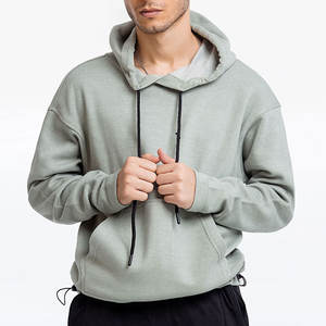 Wholesale Men's Winter Hoodies Luxury Hooded Custom <b>Thick</b> <b>Fleece</b> 100% Cotton Pocket Quick Dry Breathable High Quality - Product Image 2
