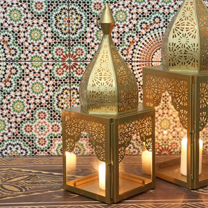 Lanterne en métal faite à la main, écologique, porte-bougie, décoration d'intérieur, Noël, jardin, emballage personnalisé, prix de gros - Product Image 3