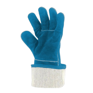 ถุงมือเชื่อมหนังวัวแท้คุณภาพสูง ทนทาน สำหรับงานหนัก ป้องกันมือเพื่อความปลอดภัยในอุตสาหกรรม เหมาะสำหรับคนงานก่อสร้าง - Product Image 6