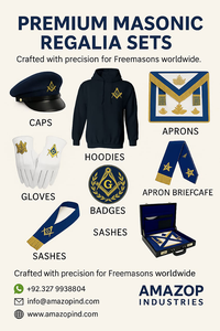 Écussons de Maçonnerie de Haute Qualité, Broderie Personnalisée à Bas Prix, Insignes de la Loge Bleue, Régalia Maçonnique - Product Image 6