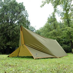 Lona Impermeable Marrón Multifuncional de 10-10.5 pies para Acampar al Aire Libre, Viajar, Excursionismo, Toldo, Refugio contra la Lluvia - Product Image 1