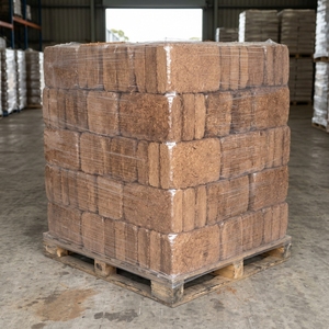 Copeaux de fibre de coco de haute qualité 5 kg, triplement lavés, naturels, biodégradables, légers, support de culture durable pour semis - Product Image 2