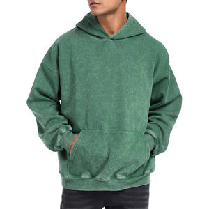 Sudadera con Capucha de Algodón Teñido Personalizada, Estilo Urbano Vintage, Marca Privada, Fabricante Mayorista OEM ODM - Product Image 4