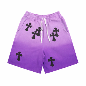 100% Cotton Premium Knitted Worsted Solid Eco-Friendly Breathable Quick Dry Sweat <b>Shorts</b> Custom Elastic Waist Luxury Fleece - Product Image 5