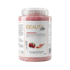 Belleza profesional Palm Foot & Body Scrub Venta caliente Spa de sal marina con pétalos secos - Product Image 4