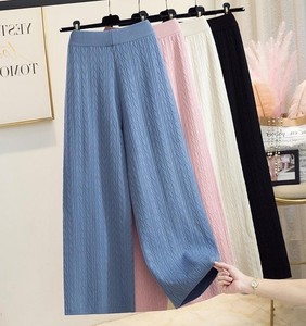 Nouvelle Collection Automne – Pantalon Long Décontracté en Toile pour Femme, Taille Haute, Coupe Droite, Couleur Unie - Product Image 2