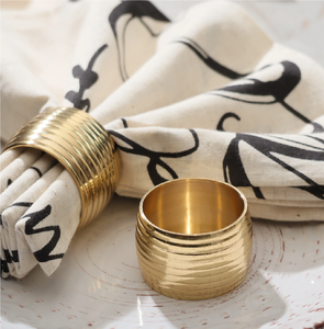High Quality Brass Napkin Ring Golden Finish <b>Mirror</b> Polished <b>Table</b> decorative Accessories <b>Top</b> Selling sale - Product Image 2