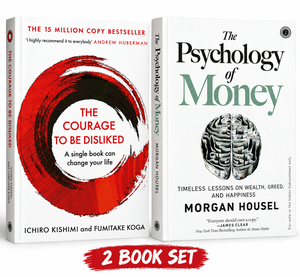 LE COURAGE DE ÊTRE DÉGAGÉ DE LA FAVEUR ET LA PSYCHOLOGIE DE L'ARGENT – LOT DE 2 LIVRES PAPIER (VENTE EN GROS) - Product Image 1