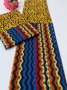 Tissu en coton authentique imprimé Ankara pour vêtements traditionnels, couture moderne et artisanat par Hitjem Export Island Supplier - Product Image 4