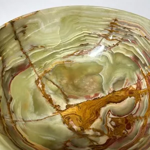 Cuenco de ónix premium, cuenco de piedra natural, cuenco decorativo de lujo, cuenco artesanal de piedra, elegante, precio de mayoreo. - Product Image 6