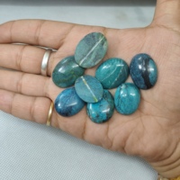 Turquesa Natural Octogonal Cabujón 20x30mm Piedra Preciosa Suelta Geométrica de Fondo Plano Pulido para Fabricación de Joyas/Servicio de Muestras