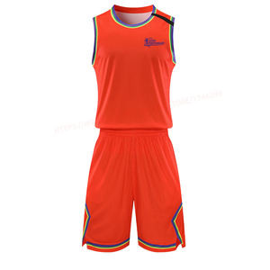 Ensemble d'uniformes de basketball en gros, tailles et couleurs personnalisables, logos et numéros personnalisés - Product Image 1