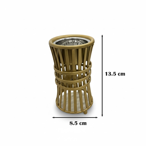 Quemador de Incienso Artesanal Ecológico y Duradero de Primera Calidad, Juego de Quemadores de Oud sin Humo, Calentador de Incienso Bakhoor Contemporáneo de Oriente Medio - Product Image 6
