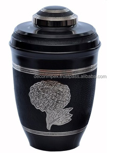 Urnes funéraires en métal massif de qualité supérieure finition Antique cendres funéraires conteneur Pot Pot urnes de cendres pour adultes de qualité supérieure - Product Image 6