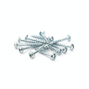 สกรูเกลียวปล่อยหัวกลม PDC รุ่น 8 คลาส 4 สำหรับงานไม้  แบบเกลียวหยาบ  หัวแฉก/หัว Pozi  เคลือบนิกเกิล/สังกะสี  ผลิตจากเหล็กกล้าคาร์บอน - Product Image 1