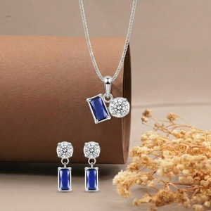 Collier Pendentif en Argent 925 avec Moissanite Taille Émeraude, Sertissage en Chaîne, Chaîne Maille Forçat, Classique, Unisexe, pour Mariage et Usage Quotidien - Product Image 5