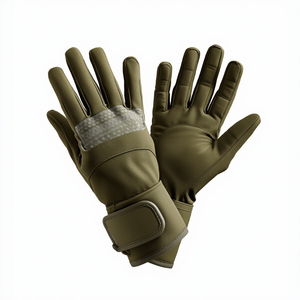 Olive Finger Field Hockey <b>Gloves</b> Padded Palm <b>Sports</b> <b>Gloves</b> For Training Drills Match Competition And Player Protection - Product Image 3