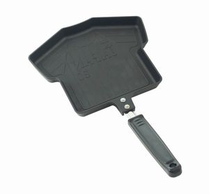 Poêle à crêpes en alliage d'aluminium de forme uniforme, design original OEM, pour crêpes, MOQ 100 pièces, fabriqué au Japon, uniquement pour cuisinière à gaz. - Product Image 3