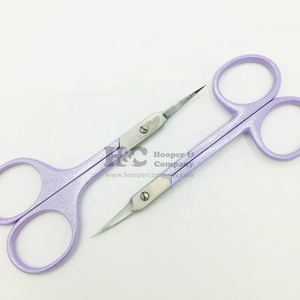 New <b>Cuticle</b> <b>Scissors</b> Light Purple Stainless Steel Straight Blade Nail Care Sharp Tip High Quality Custom Logo MOQ 30 Pieces - Product Image 2