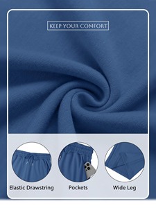 Custom Summer Flat Front Loose Women's <b>Trousers</b> Straight Leg Low Rise <b>Drawstring</b> Breathable Quick Dry Anti-Pilling Eco-Friendly - Product Image 5