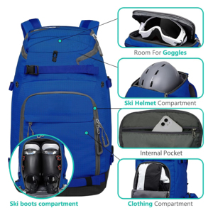 Hot Sell Ski Boot Bag Excellent for Travel With Waterproof Exterior Snowboard Boots Bags for Men Women and Youth - Product Image 5