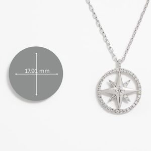 Elegante Collar con Colgante de Mariposa de Oro Blanco de 14K con Diamante Cultivado en Laboratorio de 0.34ct, Certificado IGI, Lujoso, con Engaste de Garras, para Uso Diario Femenino - Product Image 5