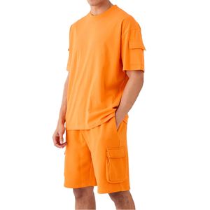 Conjunto de Camisa y Pantalones Cortos Casuales para Hombre, Transpirables, con Logotipo Personalizado, OEM/ODM, Superventas, Ropa de Verano Ligera de Dos Piezas - Product Image 1