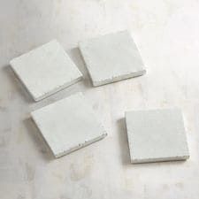 <b>Marble</b> Coaster <b>Set</b> of 4 – Decorative Home & Office Decor Natural <b>Marble</b> Stone Coasters – Modern <b>Coffee</b> <b>Table</b> Accent - Product Image 2