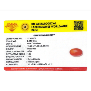Certified IGI 13.05 Carat Natural Yemeni Aqeeq Opal Cabochon Oval Green Gemstone - Product Image 4