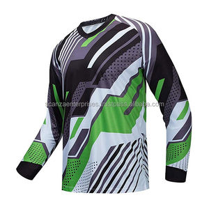 Jersey de Ciclismo de Montaña de Manga Larga, Personalizado, Transpirable, Cortavientos, Talla Grande, % Poliéster, Ropa de Motocross para Adultos y Niños, Invierno - Product Image 3