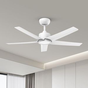 Ventilatore da soffitto silenzioso da 44 pollici con motore DC reversibile, telecomando e luci, 5 pale, grande volume d'aria, 5D W5 (non disponibile per la spedizione) - Product Image 2