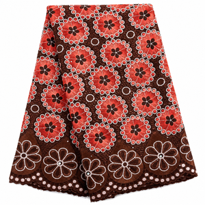 Dentelle suisse premium brodée, tissu de dentelle africaine pour robes, mode Guatemala - Product Image 5