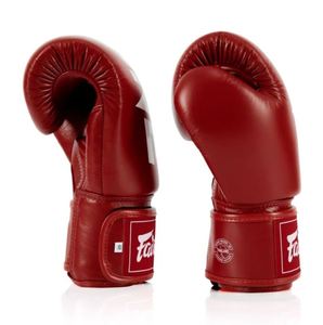 ถุงมือชกมวยรุ่น Pro Punching Custom Red Fairtex One สำหรับการแข่งขัน ดีไซน์สายรัดสวมใส่สบาย ทนทาน ผลิตจากหนังแท้ สำหรับการฝึกซ้อม - Product Image 6