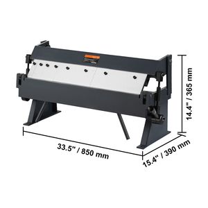 Piegatrice Manuale per Lamiera da 24 Pollici, 0-130 Gradi, Piegatrice Portatile per Acciaio 20/14 Ga - Product Image 5