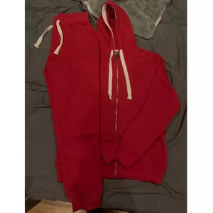 Survêtements en molleton ajustés de haute qualité pour hommes, vêtements de sport personnalisés, faible MOQ, design simple, ensemble de vêtements de sport haut de gamme - Product Image 4
