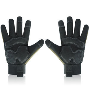 Guantes de Trabajo de Cuero con Costuras de Alta Calidad, Guantes de Seguridad Industriales Duraderos con Palma de Cuero, Logotipo y Color Personalizados - Product Image 6