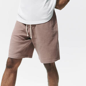 กางเกงขาสั้นผู้ชายทันสมัย ผ้าคอตตอนผสม ดีไซน์อินเทรนด์ / ระบายอากาศได้ดี ตัวเลือกโลโก้แบบกำหนดเอง เหมาะสำหรับคอลเลคชั่นแฟชั่นฤดูร้อนปี 2026 - Product Image 5