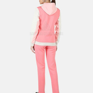 ชุดวอร์มผู้หญิงสีตัดกันดีไซน์แบบกำหนดเอง - Product Image 4