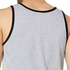 Men's Tank Tops New Arrival Spring Summer Casual Sports Sleeveless 100% Cotton Solid Anti-shrink <b>Vest</b> Knitted <b>Stringer</b> Fitness - Product Image 4