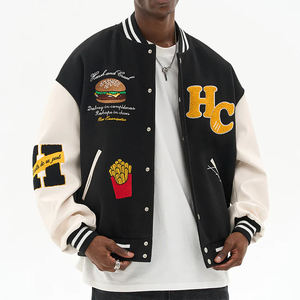 Chaqueta Varsity de Béisbol para Hombre, Diseño Grande con Logotipo Bordado en Chenilla Personalizado, Piel de Vaca, Alta Calidad, Venta al Por Mayor 2026 - Product Image 1
