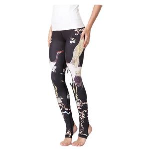 Leggings de sport pour femmes à taille haute |   Pantalon de sport et de course à pied en Spandex/Nylon extensible dans quatre directions, longueur intégrale, pour le fitness et le yoga - Product Image 5
